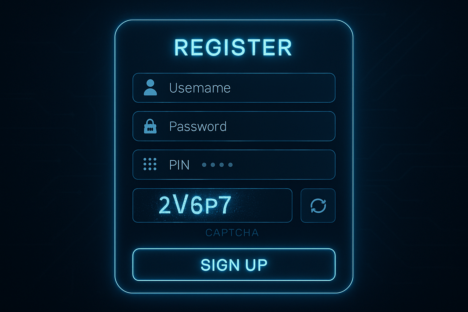 Registration Interface